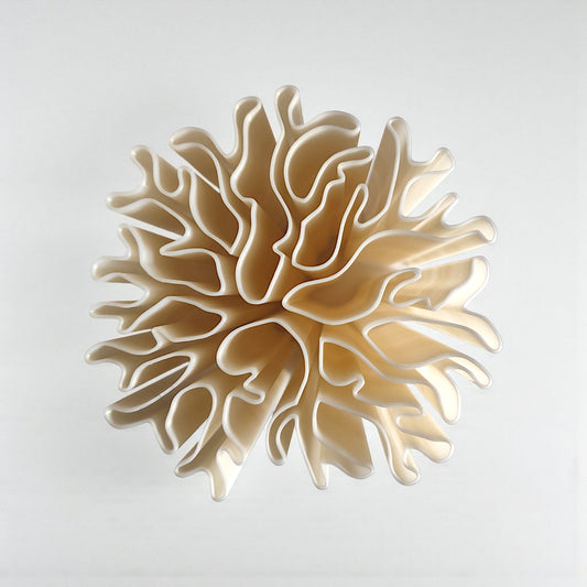 Koralformet Vase - Perfekt Til Tørrede Blomster