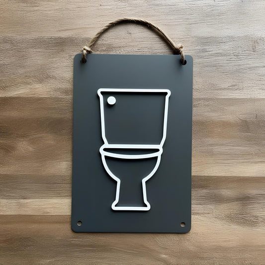 Toilet Dør Skilt