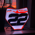 For Nr. Plade Light Box - Personligt Design