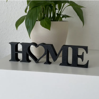 HOME skilt - 25 cm